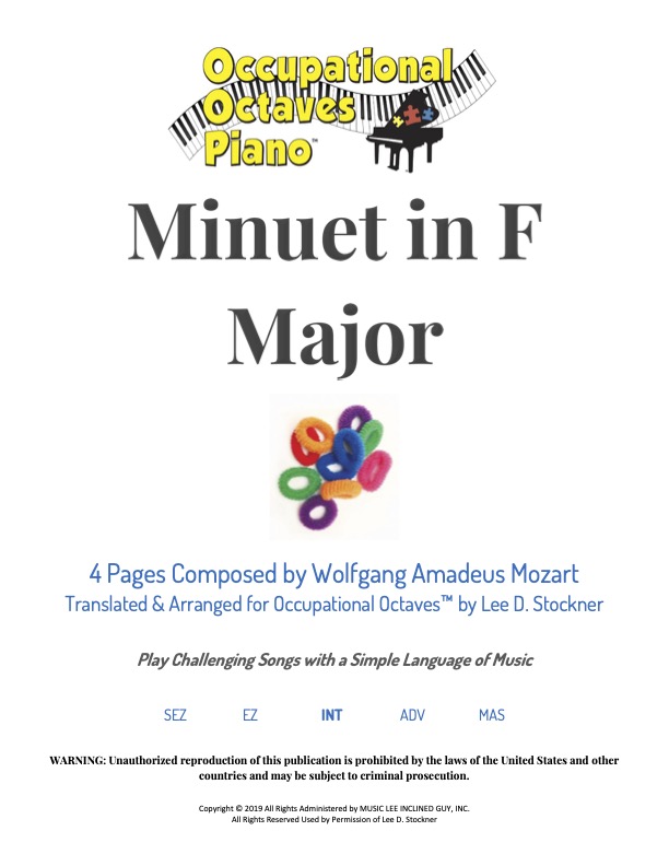 Occupational Octaves™ - Mozart: Minuet in F Major (Digital)