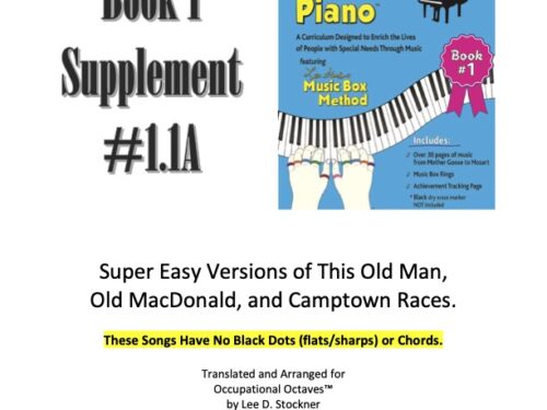 Occupational Octaves Piano™ Supplement 1.1A (Digital)