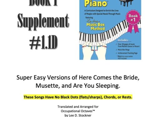 Occupational Octaves Piano™ Supplement 1.1D (Digital)